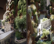 VERDANT ARCHITECTURE NEWLY BUILT APARTMENT BUILDINGS  IN ATHENS CENTER